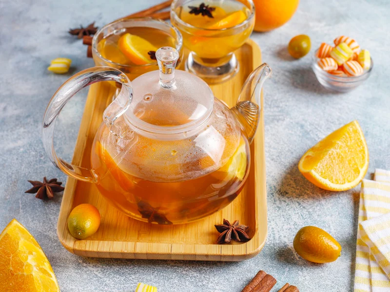 Công thức pha Trà Hoa Cúc Táo Đỏ, La Hán Quả ngon số 1