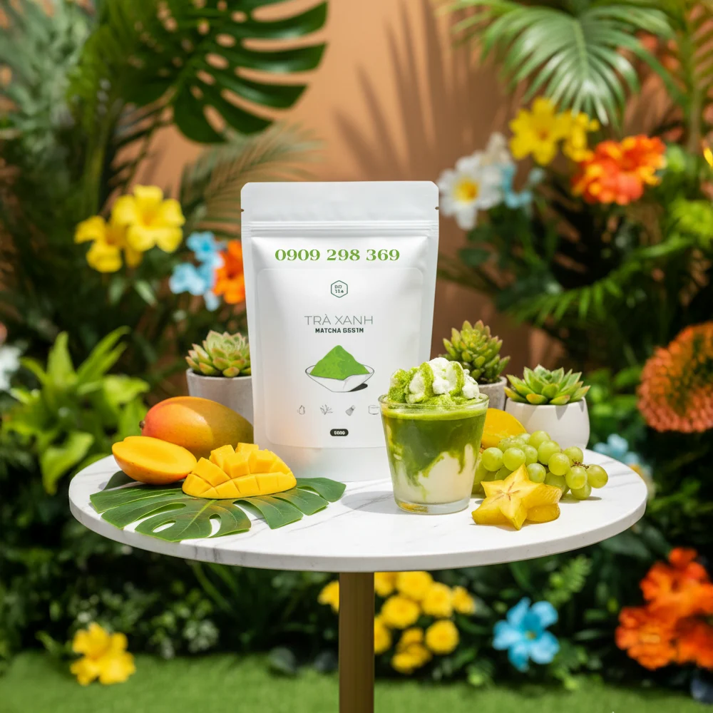 Thông tin Bột trà xanh Matcha Nhật Dotea G551M