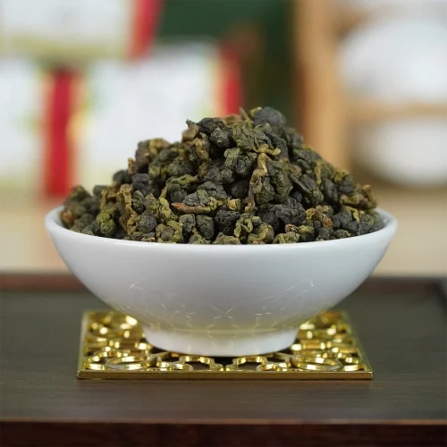 Minh họa hạt lá trà oolong trắng