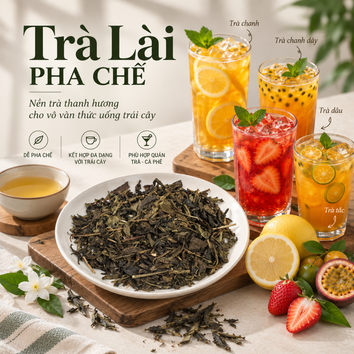 Trà Lài Pha Chế