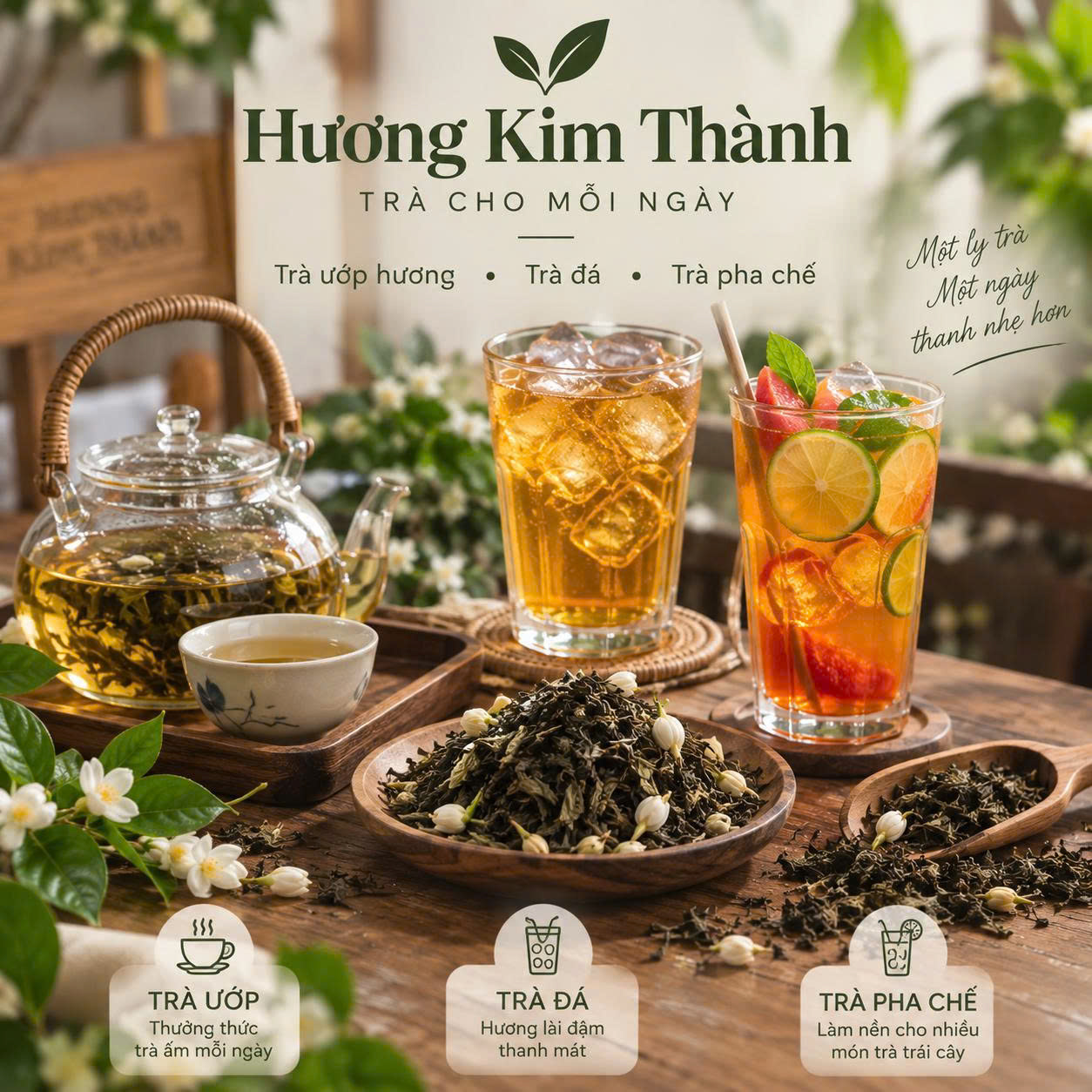 Không gian thưởng trà Việt